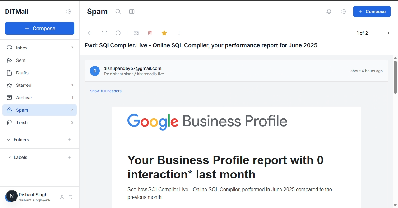 Inbox demo